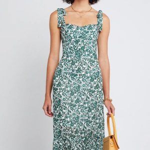 opt o.p.t. Toile de Jouy Dress Deep Green Floral - 0 - Worn once!